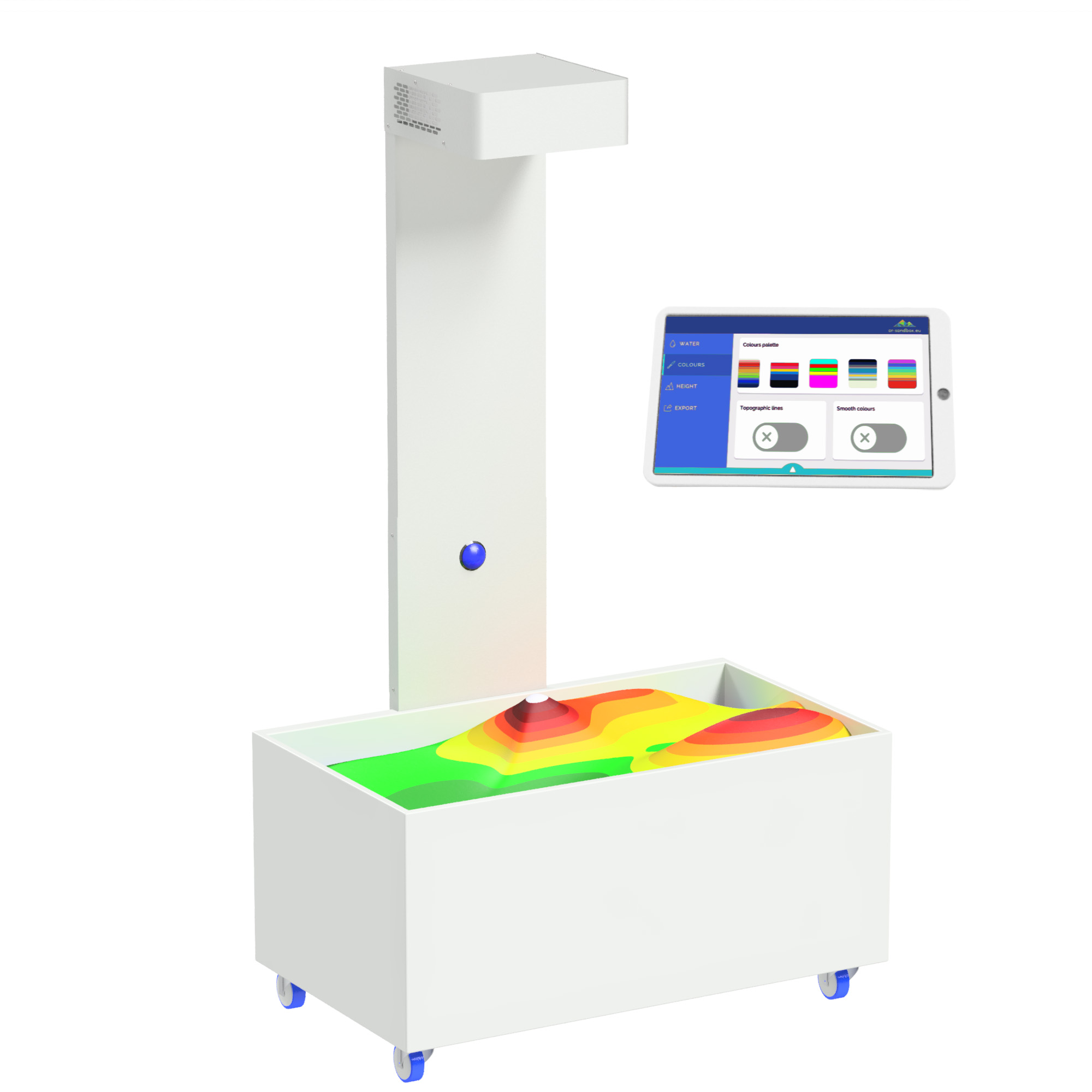Interaktiver Sandkasten AR-Sandbox 1 Interaktiver Sandkasten AR-Sandbox 1